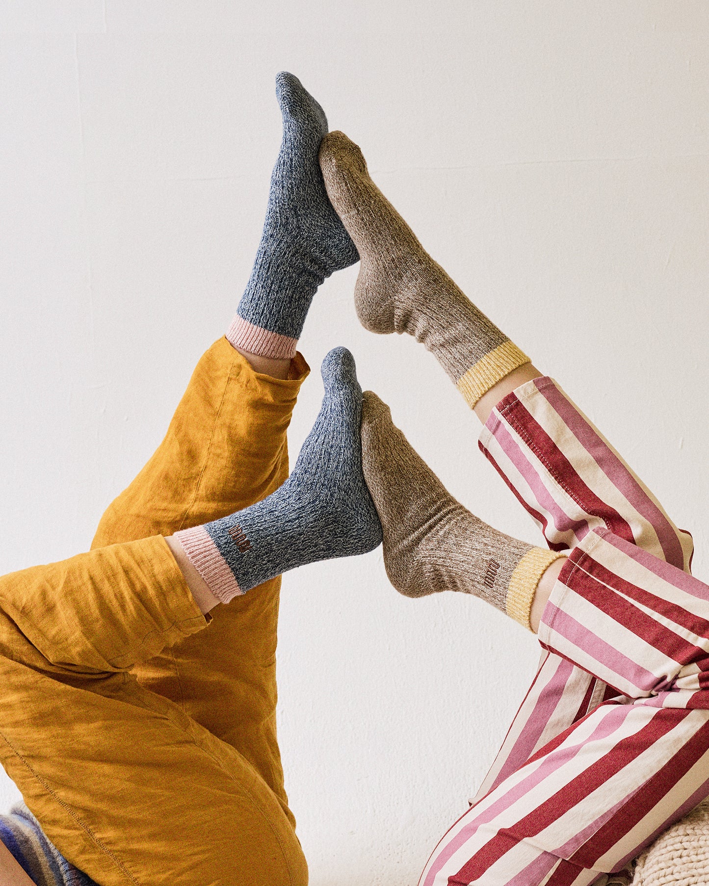 Everyday Sock - Chestnut & Gold