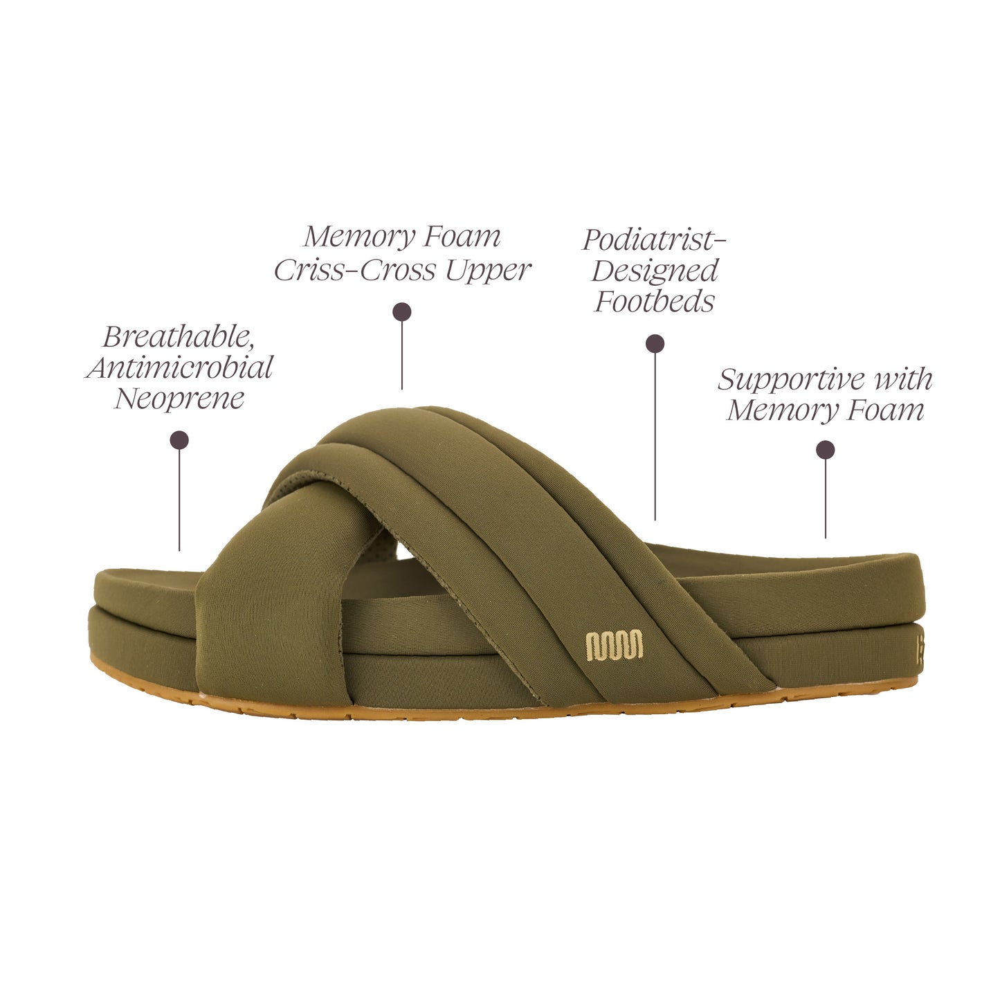 The Huggy Slide - Moss Green