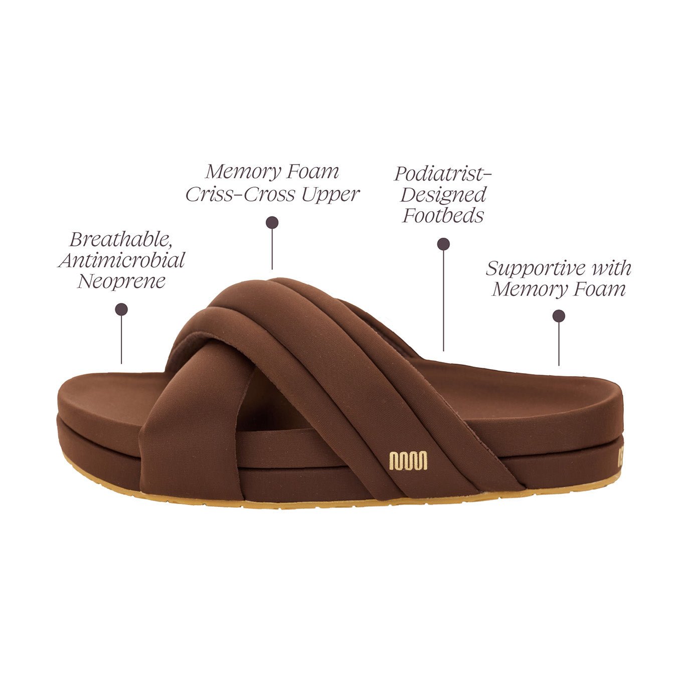The Huggy Slide - Espresso Brown