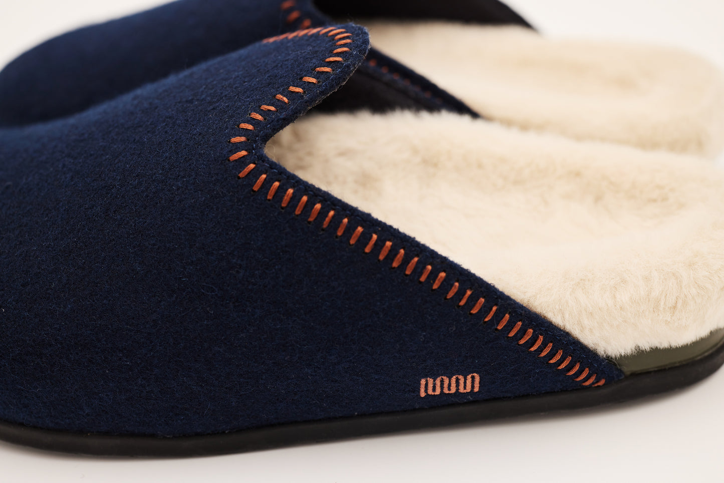 The Woolie Burro - Navy with Sherpa