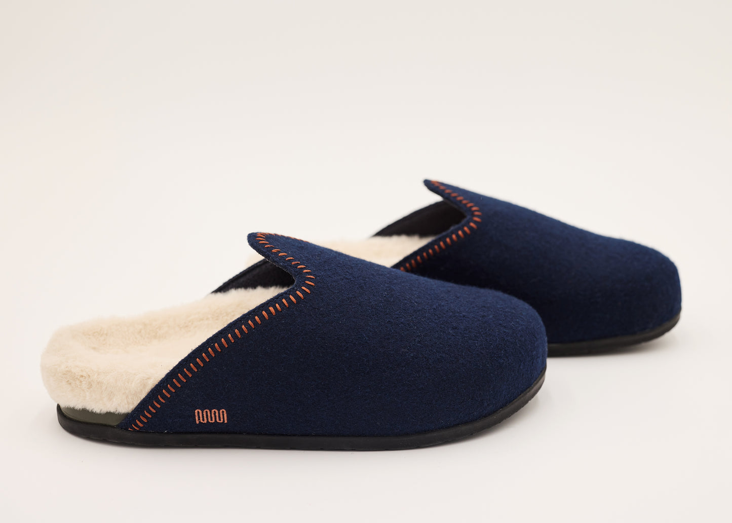 The Woolie Burro - Navy with Sherpa