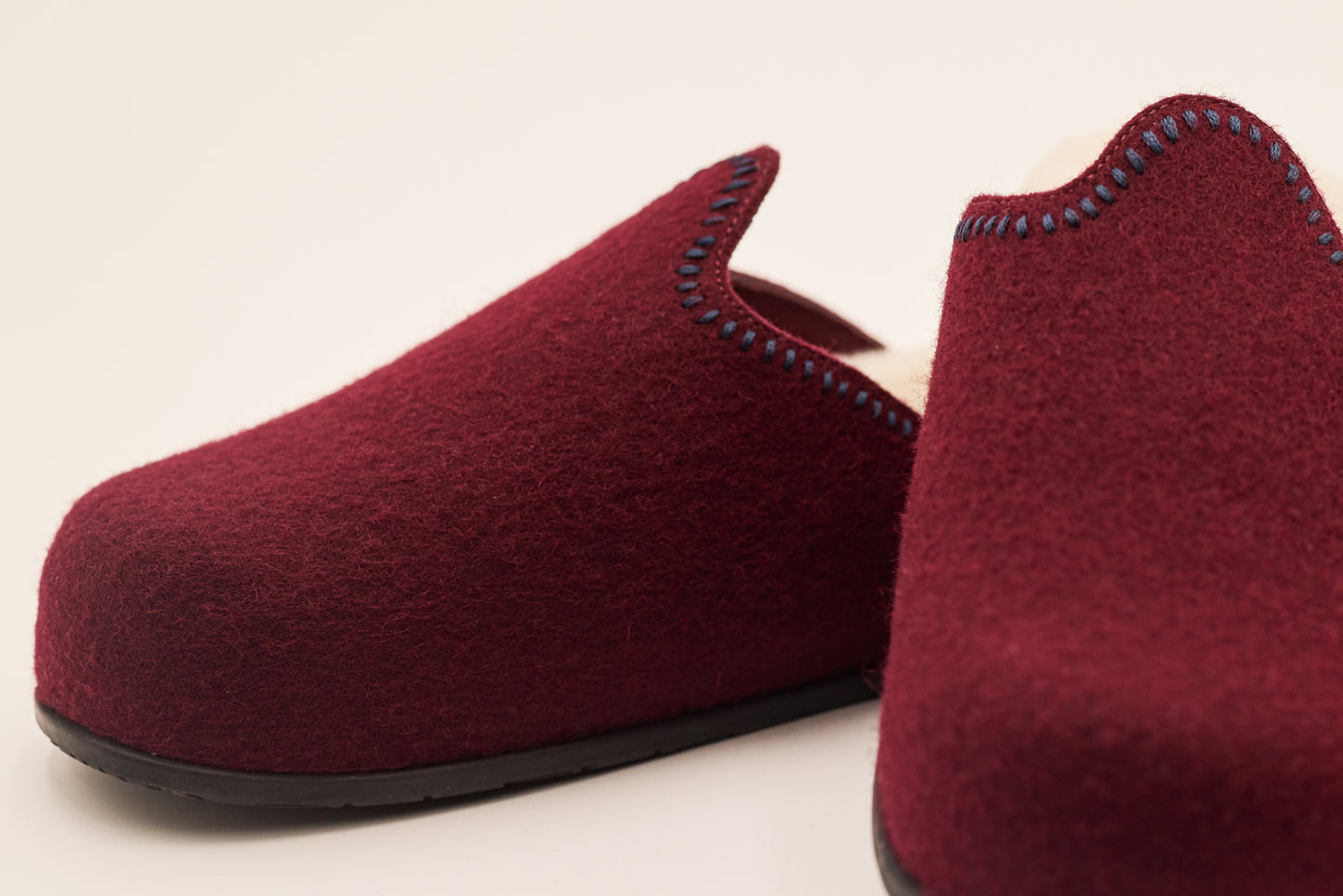 The Woolie Burro - Oxblood with Sherpa