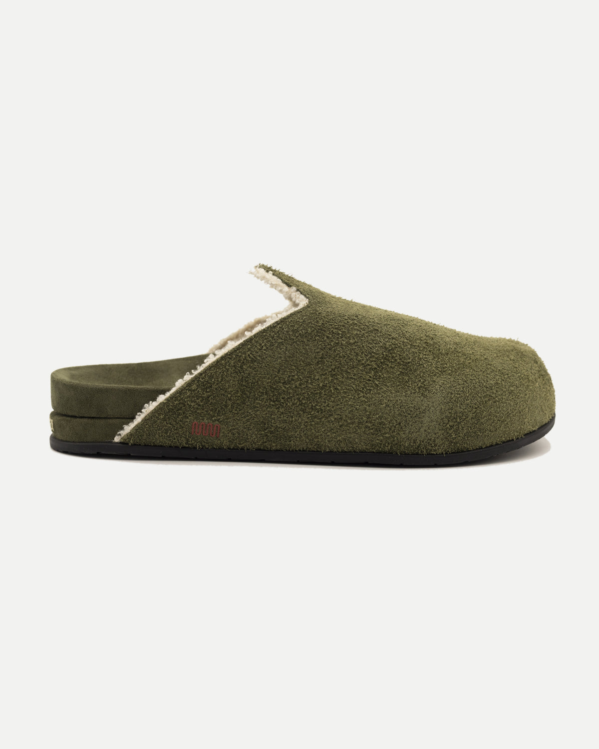 The Rough-Out Burro - Forest Green, side profile
