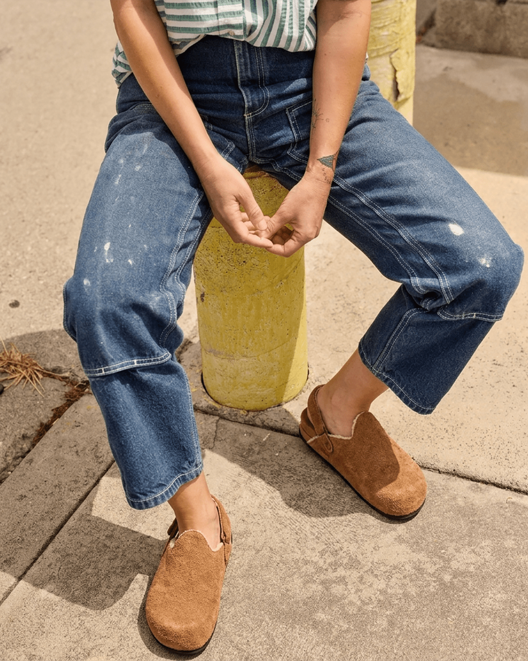 The Rough-Out Burro Slingback