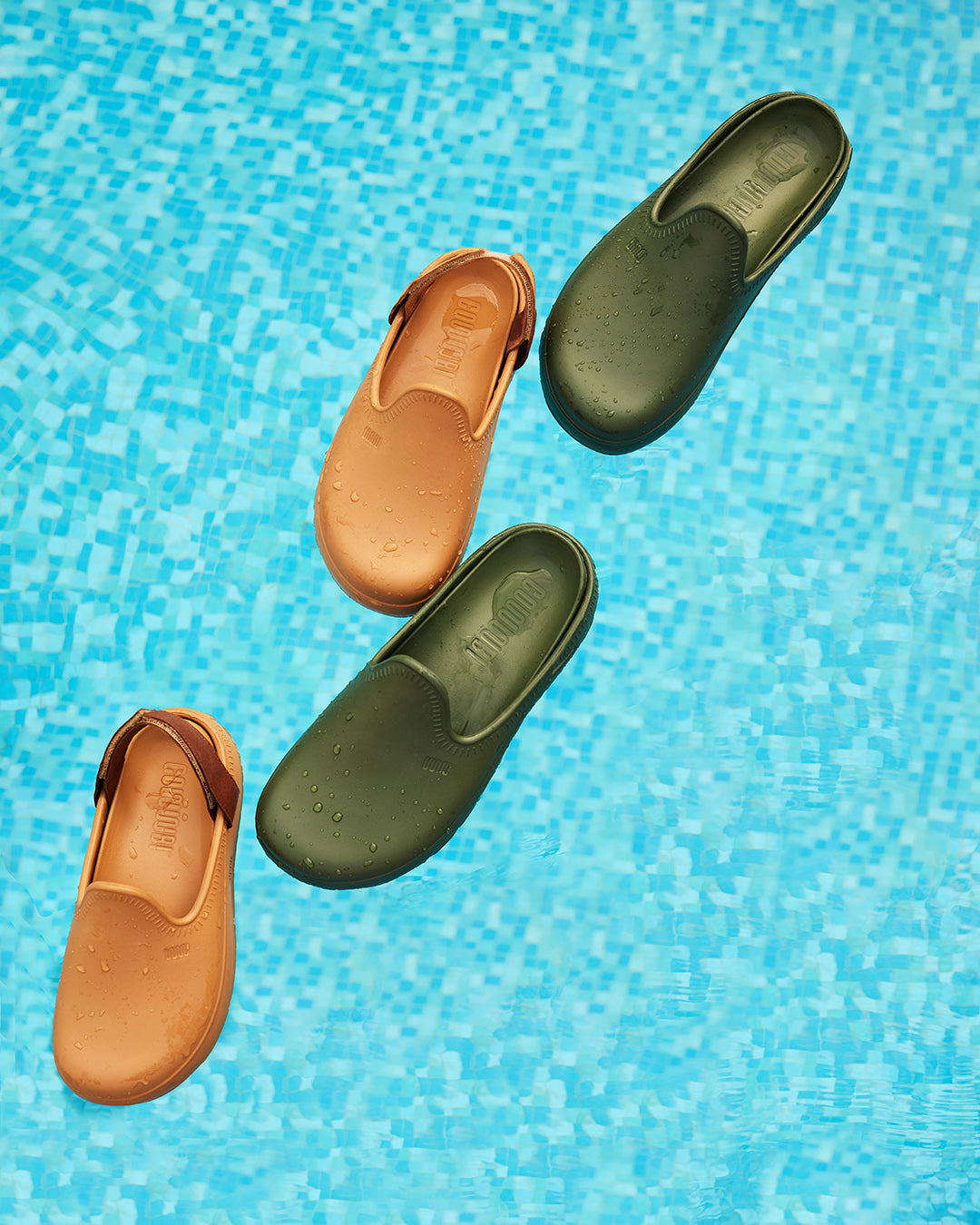 The Atlas Clog - Thyme Green