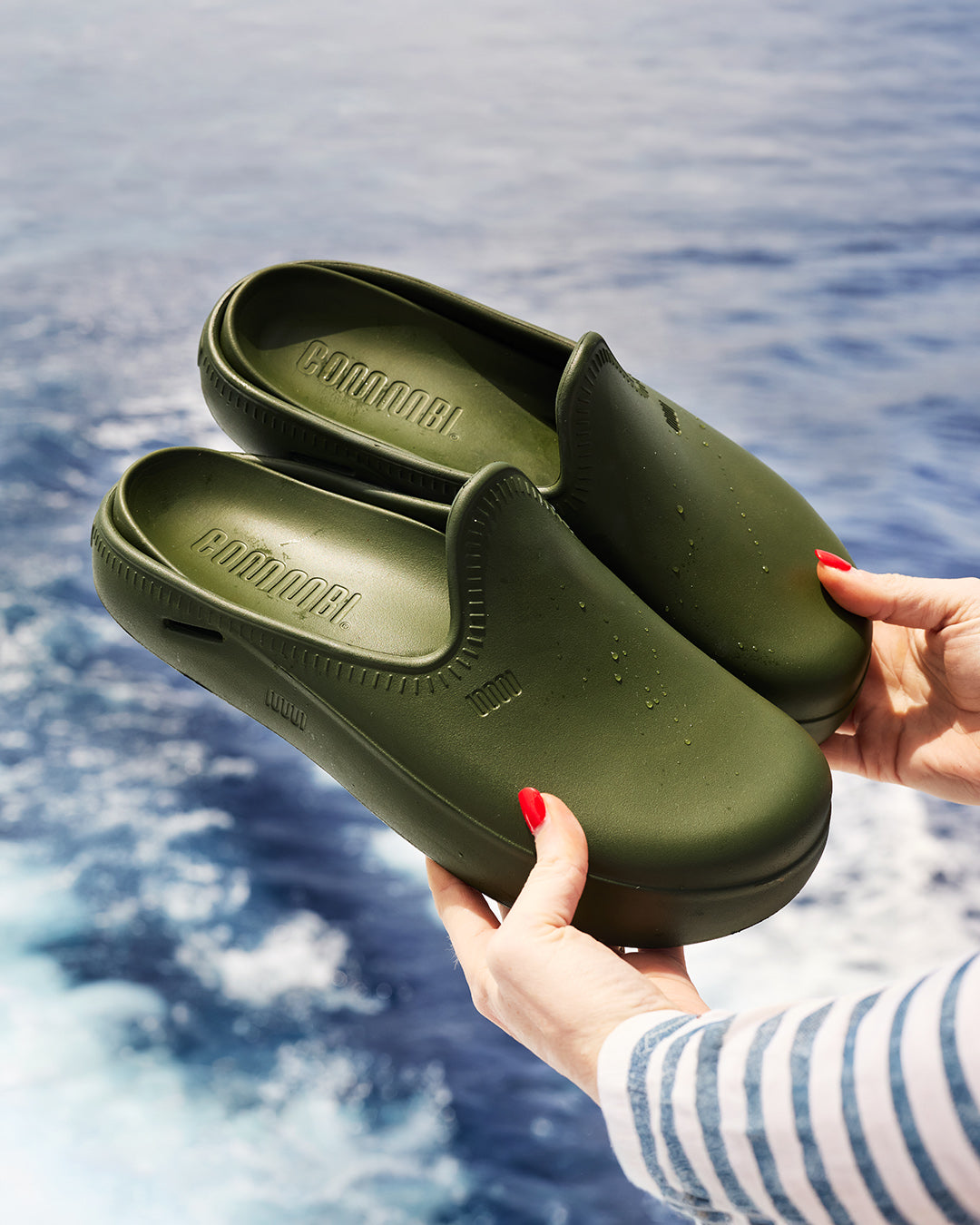 The Atlas Clog - Thyme Green