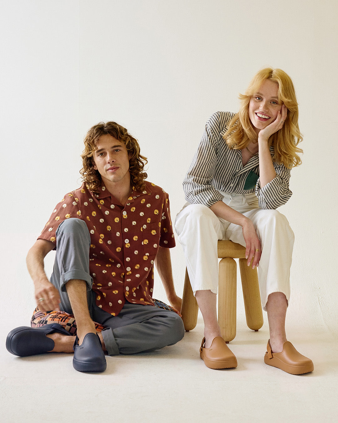 The Atlas Clog - Terracotta