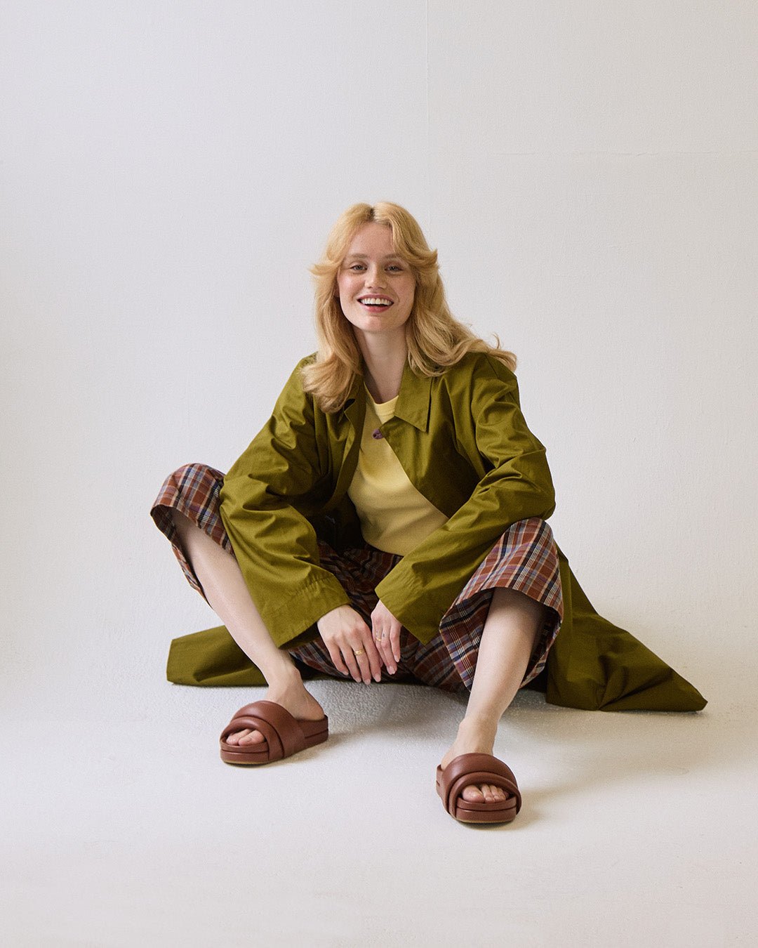 The Softie Slide - Tobacco Brown