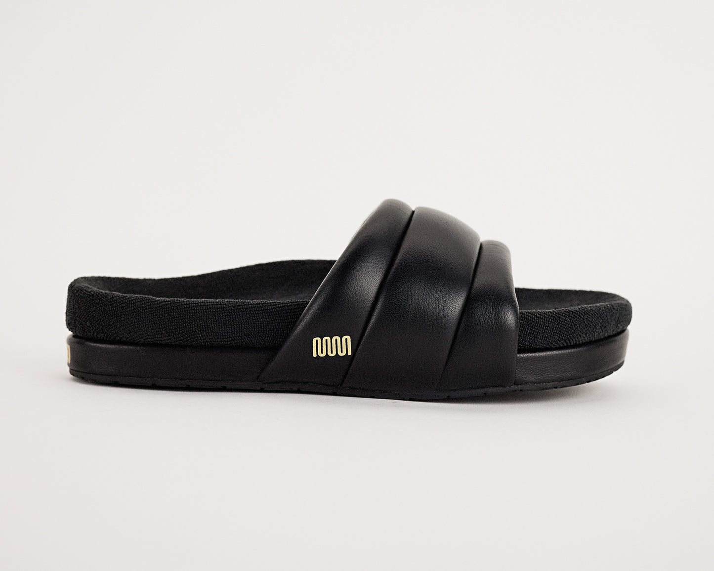 Terry Cloth - Black Double Plush Memory Foam