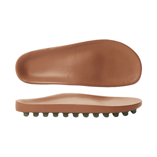 Tobacco Footbed - Vegan Leather - 1