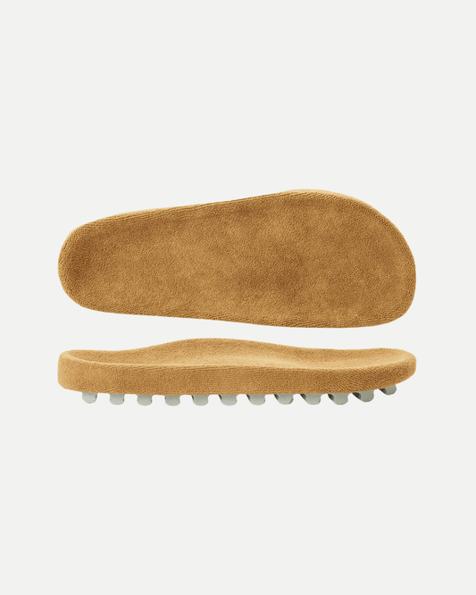 Terry cloth footbed