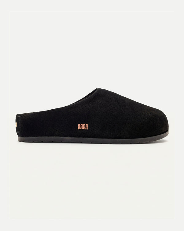 The Lily Clog - Black Suede