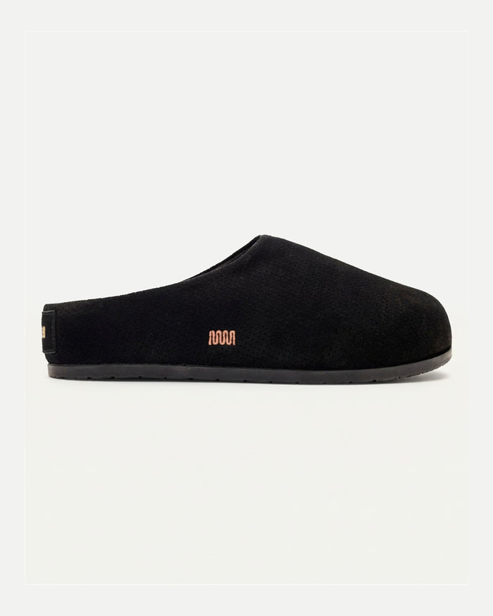 The Lily Clog - Black Suede