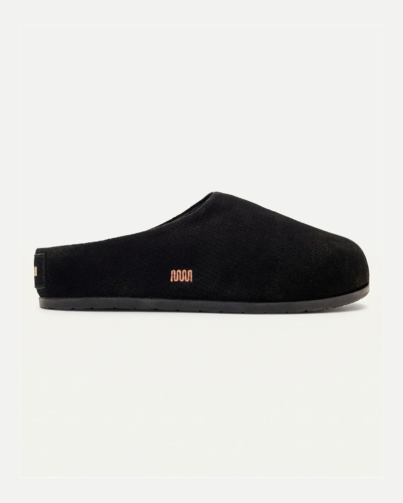 The Lily Clog - Black Suede