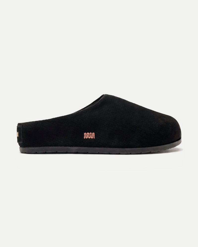 The Lily Clog - Black Suede