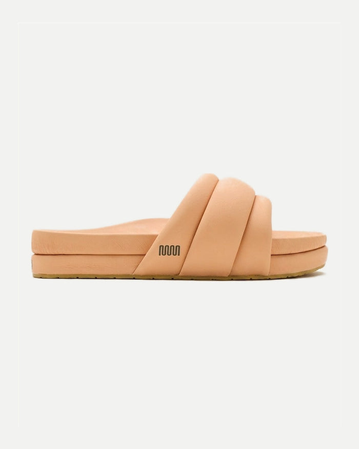 The Softie Slide - Blush Pink Napa Leather