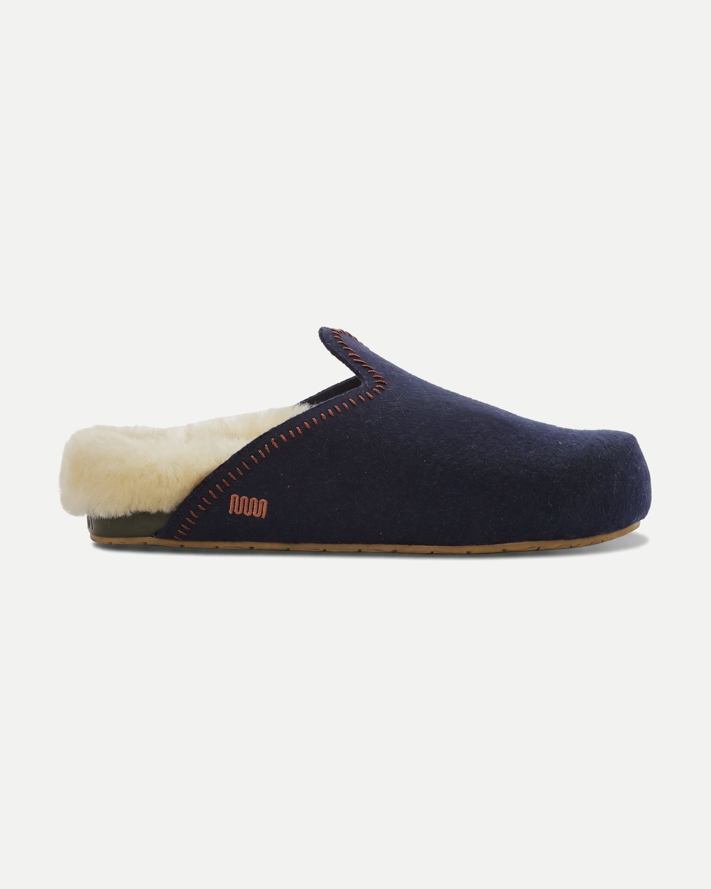 The Woolie Burro - Navy with Shearling