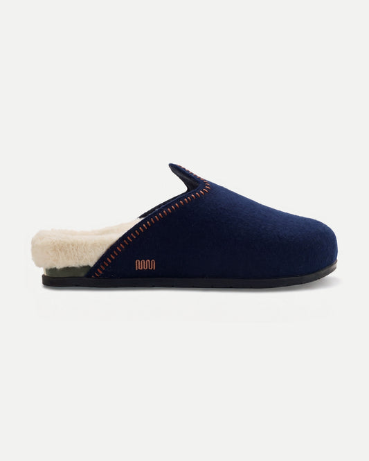 The Woolie Burro - Navy with Sherpa
