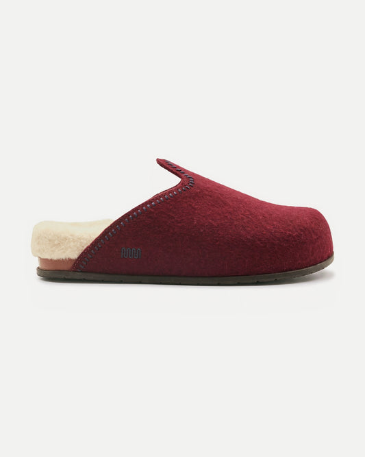 The Woolie Burro - Oxblood with Sherpa