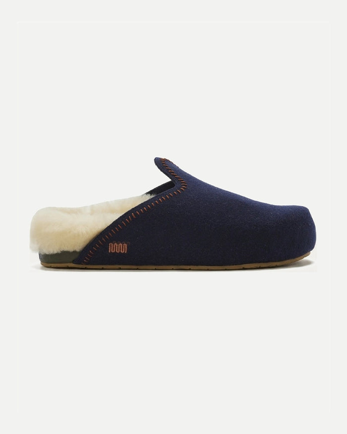 The Woolie Burro - Navy with Shearling